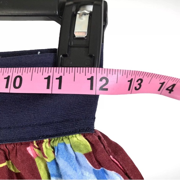 Hollister Juniors Stretch Floral Skirt Elastic Waist Size XS Lined! - Picture 7 of 7